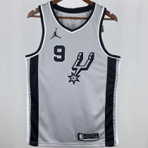 2021 Spurs PARKER #9 Grey NBA Jerseys