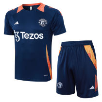2025 M Utd Sapphire Blue Training Jersey(A Set)