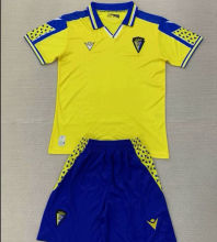 2024/25 Cadiz Home Yellow Kids Soccer Jersey