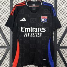 2024/25 Lyon Away Black Fans Soccer Jersey