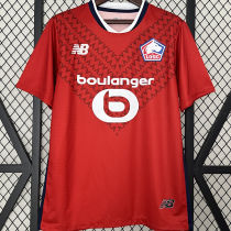 2024/25 Lille Home Red Fans Soccer Jersey