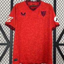 2024/25 Sevilla FC Away Red Fans Soccer Jersey