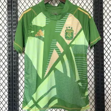 2024/25 Argentina Green Goalkeeper Fans Soccer Jersey