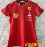 2024/25 Ferrari F1 Red Women Team T-Shirt (女装圆领)