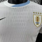 2024/25 Uruguay Away White Playe Version Jersey 乌拉圭