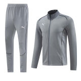 2024/25 Puma~ Grey Hoody Zipper Jacket Tracksuit