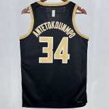 2024 Bucks ANTETOKOUNMPOL #34 Red Honor Edition NBA Jersey