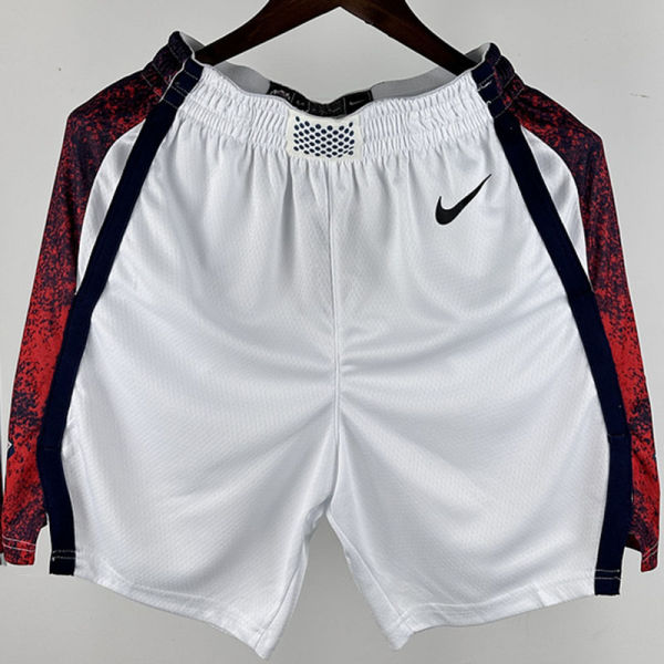 2024/25 Team USA White NBA Shorts Pants