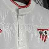 1991/92 Sevilla FC Home White Retro Soccer Jersey