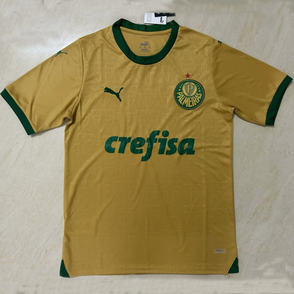 2024/25 Palmeiras Third Gold Fans Soccer Jersey