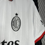 THEO #19 AC Milan Away White Fans Soccer Jersey 2024/25  意甲字体 ★★