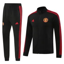 2025 M Utd Black Jacket Tracksuit