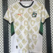 2024/25 Ivory Coast Away White Fans Soccer Jersey