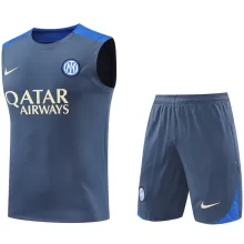 2025 In Milan Blue Vest Training Jersey(A Set)