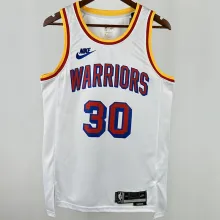 2024/25 Warriors CURRY #30 White Retro NBA Jerseys 热压