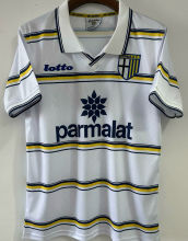 998 Parma White Retro Soccer Jersey