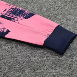 2025 PSG Pink Hoody Zipper Jacket Tracksuit