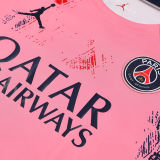 2025 PSG Pink Vest Training Jersey(A Set)