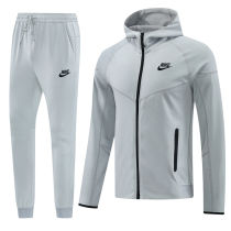 2025 NK~ Grey Hoody Zipper Jacket Tracksuit
