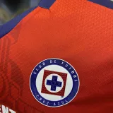 2024/25 Cruz Azul Third Red  Player Soccer Jersey