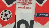 2010/11 M Utd Away Retro UCL Version Long Sleeve Soccer Jersey（胸前有绣欧冠决赛小字）