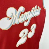 2025 Grizzlies ROSE #23 Red City Edition NBA Jerseys Hot Pressed