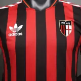 2025 AC Home Retro Style Player Version Suit Soccer Jersey （A Set）套装
