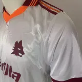 1992/94 Roma Away White Retro Soccer Jersey
