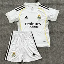 2025/26 RM Home White Kids Soccer Jersey