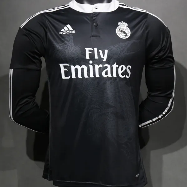 2014/15 RM Black Dragon Retro Player Version Long Sleeve Jersey 球员版 长袖