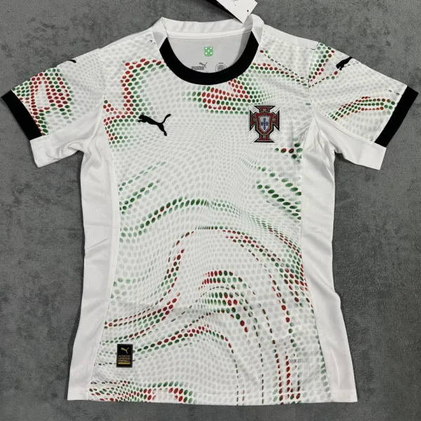 2025/26 Portugal Away White Women Soccer Jersey 女