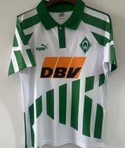 1994 Werder Bremen Home Green White Retro Jersey