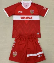2024/25 VFB Stuttgart Away Red Kids Soccer Jersey