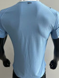 2025/26 Man City Home Blue Player Version Soccer Jersey