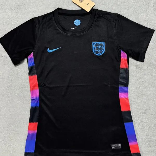 2025/26 England Away Black Women Soccer Jersey 女
