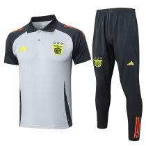 2025/26 Benfica Grey POLO Training Tracksuit