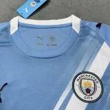 2025/26 Man City Home Blue Women Soccer Jersey 女