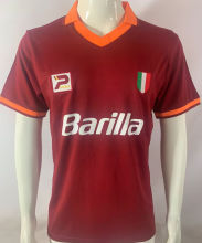 1983/1984 Roma Home Red Retro Soccer Jersey