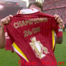 CHAMPIONS 24/25 LFC Home Player Version Soccer Jersey 2024/25  ★★ 球员版