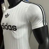 2025 AD~ White Retro Style Player Version Soccer Jersey