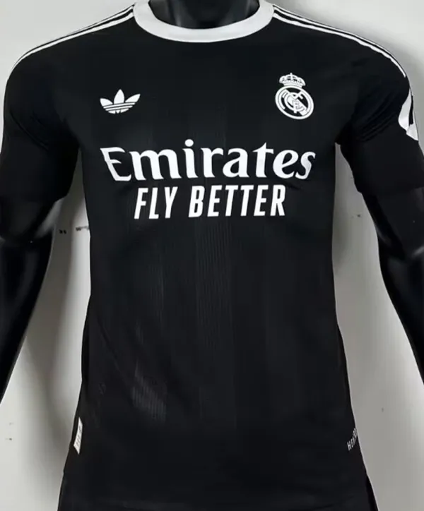 2025/26 RM Black GK Player Version Soccer Jersey