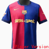 2024/25 BA x Travis Scott Home Player Version Soccer Jersey 球员版 胸前 新 广告