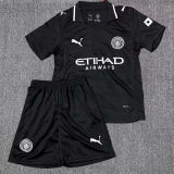 2025/26 Man City Black Special Edition Kids Soccer Jersey