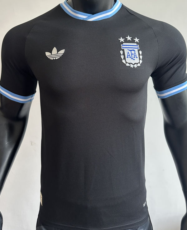 2025/26 Argentina Away Black Player Version Jersey