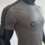 2025 AD~ Grey Retro Style Player Version Soccer Jersey