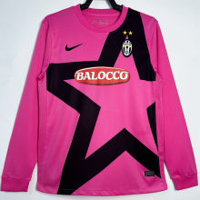 2011/12 JUV Away Pink Retro Long Sleeve Soccer Jersey