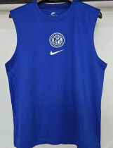 2025/26 In Milan Blue Pure Cotton Vest Jersey