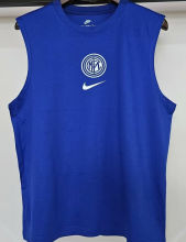 2025/26 In Milan Blue Pure Cotton Vest Jersey