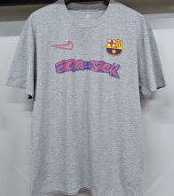 2025/26 BA x Travis Scott Grey Pure Cotton Jersey 胸前红色字
