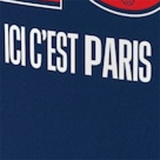 2024/25 PSG 1:1 Quality Home Blue Champion Style Fans Soccer Jersey 前后带星塔